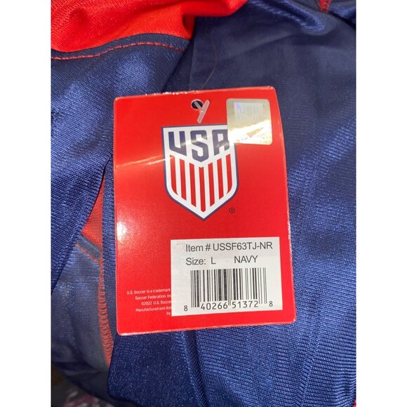 Icon Sports Officially Licensed USA Soccer Full Zip Training Soccer Track Jacket - Picture 6 of 7